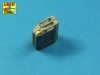Aber 16158A German WW II 20L Jerry Can closings & 200L fuel drum covers (choice A) (1:16)